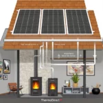 consommation systèmes solaires combinés poele à granulé bois