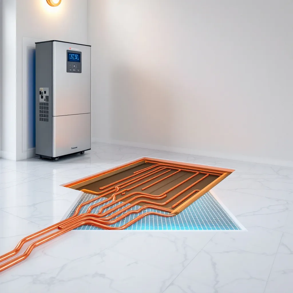 plancher chauffant pompe a chaleur